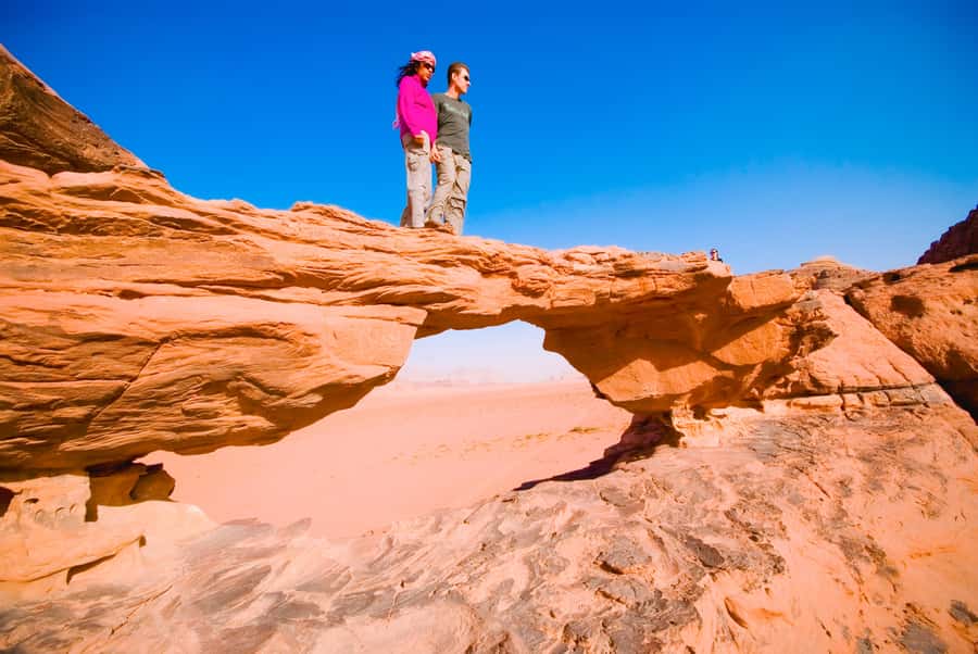 Wadi Rum: 10 Hour Jeep Tour Pass, Camel, Sandbording & Lunch - The red-sand stops and remote backcountry