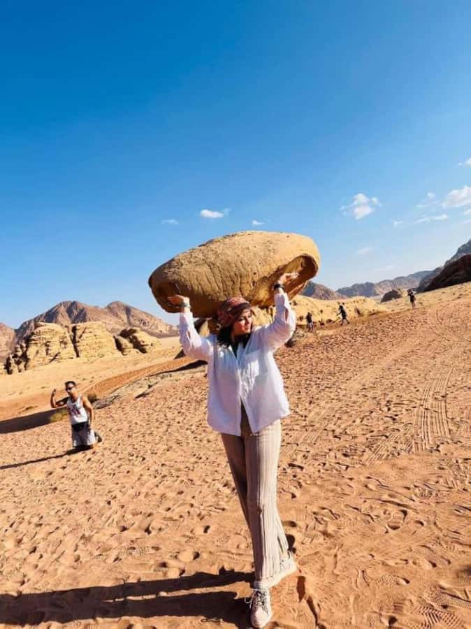 Wadi Rum (2) hour jeep morning tour or sunset tour - Wadi Khazali and Its Ancient Inscriptions