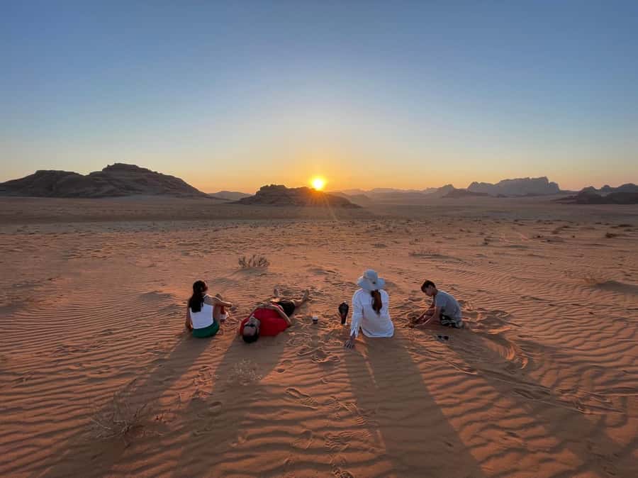 Wadi Rum (2) hour jeep morning tour or sunset tour - Meeting Odeh in Wadi Rum Village