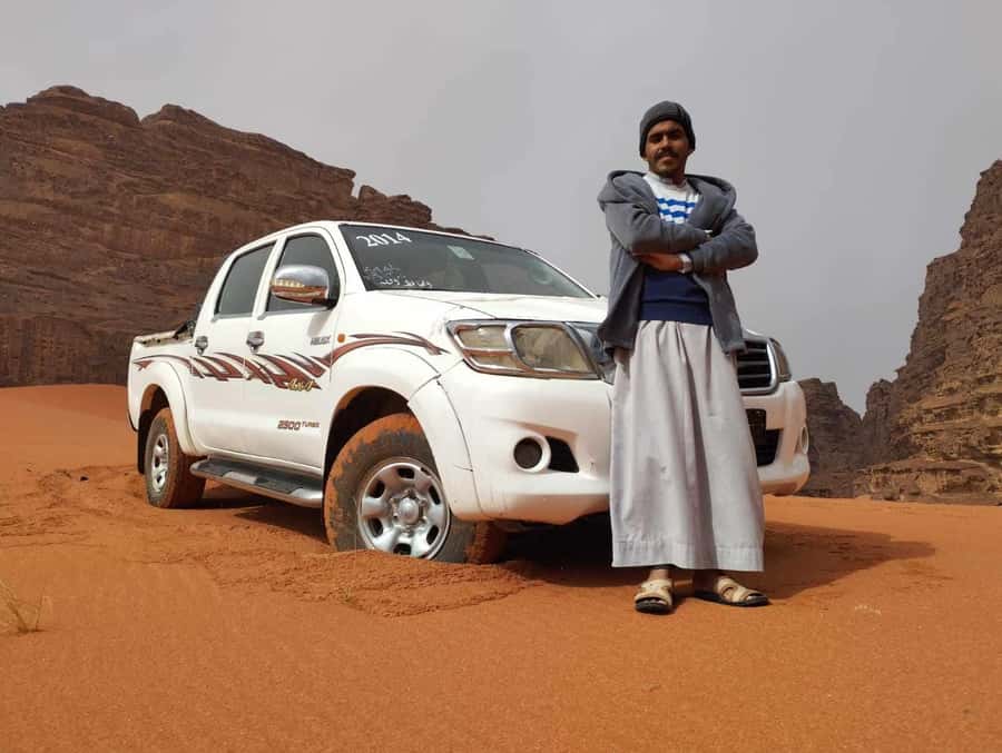Wadi Rum: 2-Hour Jeep Tour with Bedouin Tea - Al Ramal Red Sand Dune in 30 minutes