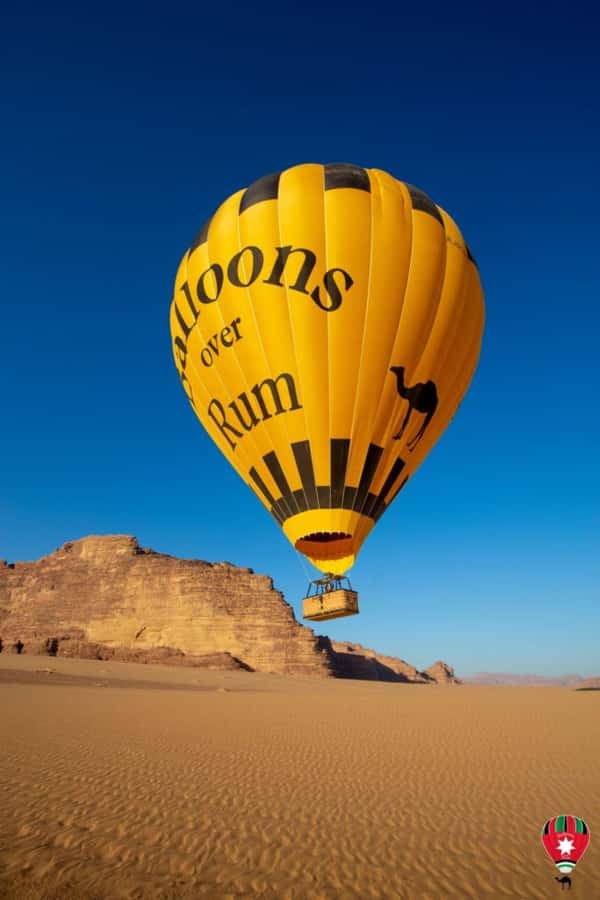 Wadi Rum: Balloons Over Rum - One hour above Wadi Rum