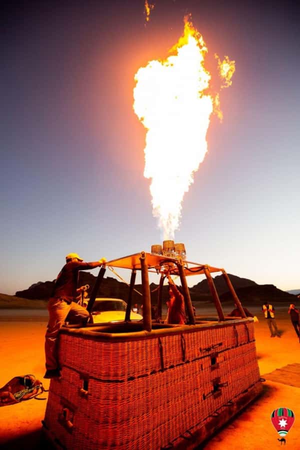 Wadi Rum: Balloons Over Rum - The 4:30 a.m. start and camp pickup