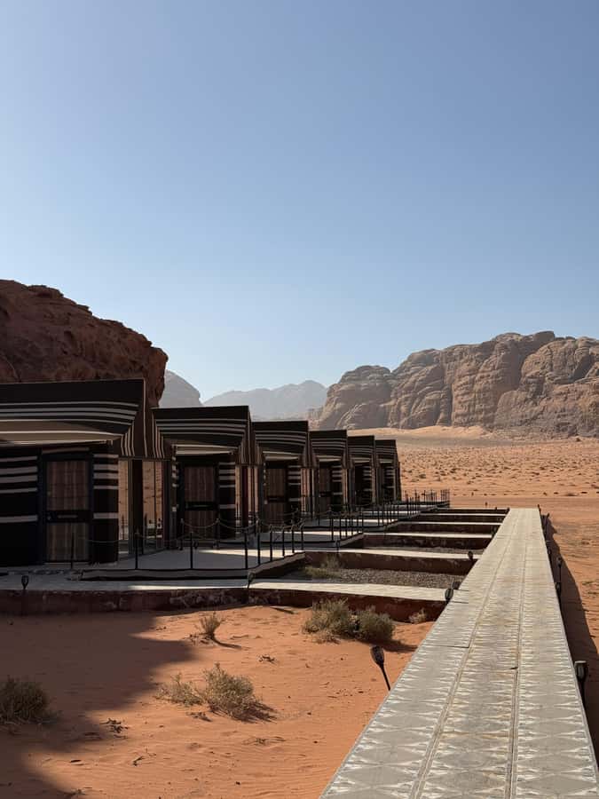 Wadi Rum: Bedouin Camp Stay,Full-Day Desert Tour with 3Meals - A private tent with a bathroom