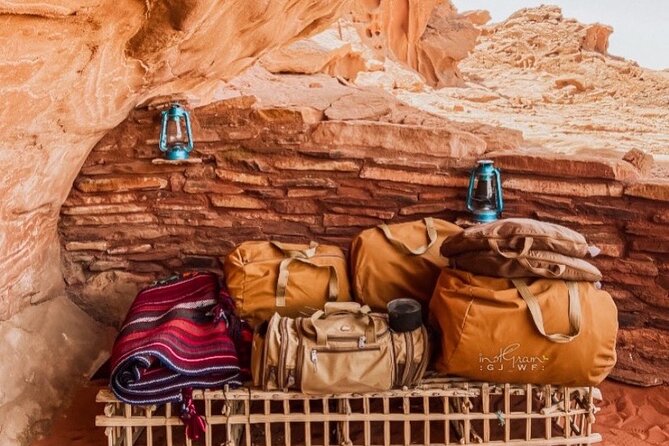 Wadi Rum Cave Camping with Jeep Tour - Khazali Canyon and Its Rock Walls