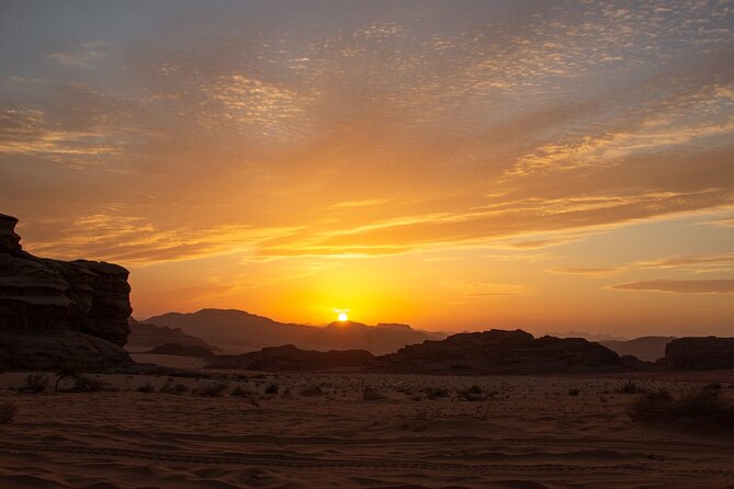 Wadi Rum Desert Sunset Tour - Little Rock Bridge and the first natural arch