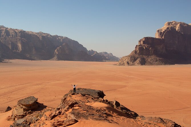 Wadi Rum Desert Sunset Tour - Lawrence Spring, where the route begins to open up