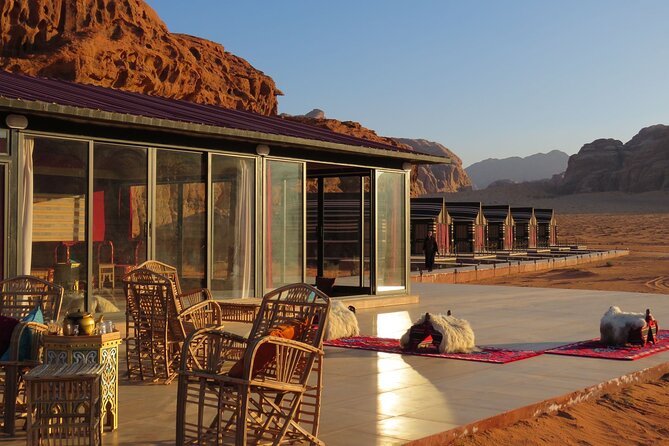 Wadi Rum Full Day Jeep Tour + Overnight & Dinner in Bedouin Camp - Bedouin lunch beside the desert