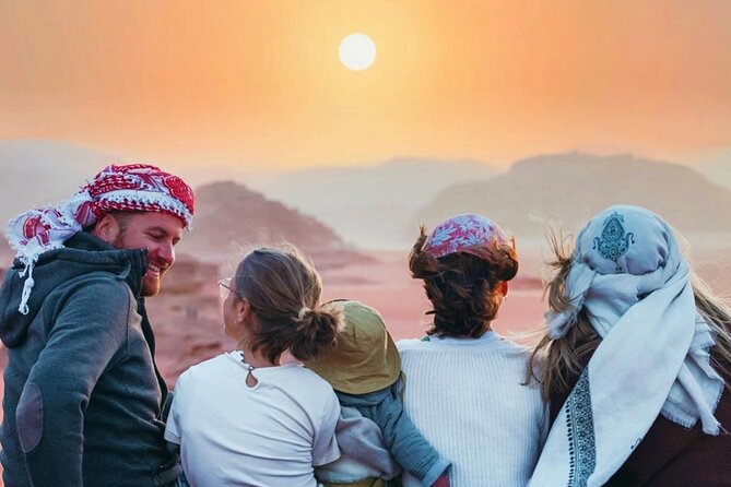 Wadi Rum Full Day Jeep Tour + Overnight & Dinner in Bedouin Camp - Lawrence’s House, the white desert, and Mushroom Rock
