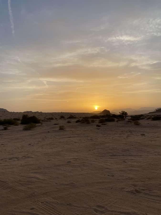 Wadi Rum:Full Day Tour Lunch Sand boarding Camel Ride Sunset - Bedouin lunch and tea by the fire