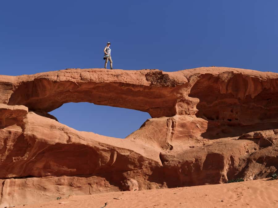 Wadi Rum: Guided Jeep Tour With Overnight Stay and Meals - Um Frouth Rock Arch and the best viewpoints