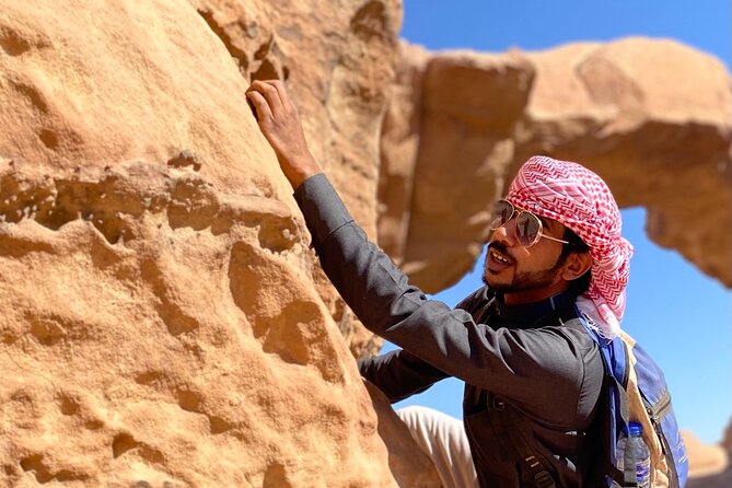 Wadi Rum Mountain Hike & Climb: Burdah, with a bridge at the top! + tour & Lunch - Umm Fruth Bridge and easy photo opportunities