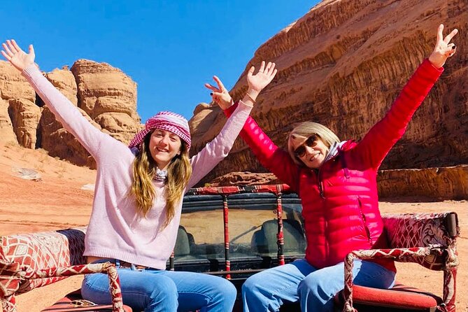 Wadi Rum overnight jeeptour - 1 Day/ 1 Night - Starting in Wadi Rum Village at 10:00 a.m.