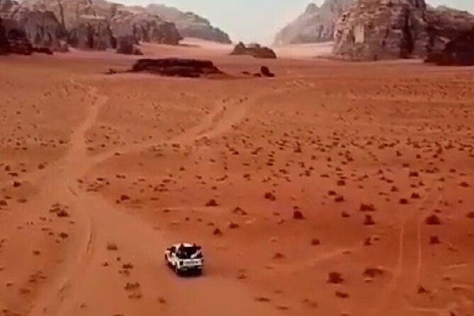 Wadi Rum overnight jeeptour - 1 Day/ 1 Night - Red Sand Dune at Al Ramal