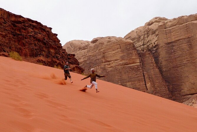 Wadi Rum Short Tours - Little Rock Arch and broad views from above